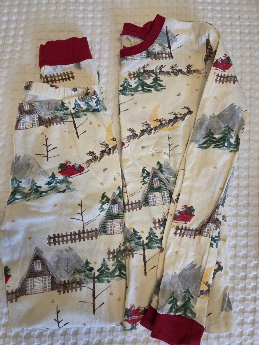 Santa Sleigh Christmas Pajamas